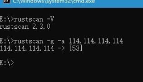 极速端口扫描工具rustscan2.3.0