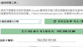 谷歌翻译修复工具(可视化) GGBoom V1.1.0