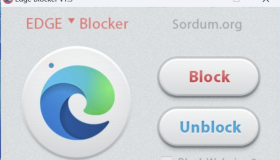 屏蔽Edge浏览器工具Edge Blocker v1.9