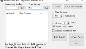 自动键盘按压 Autosofted_Auto_Keyboard_Presser v1.9