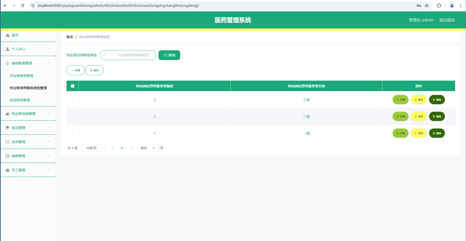 基于 springboot 的医药管理系统 + 论文 + 开题报告 + 论文